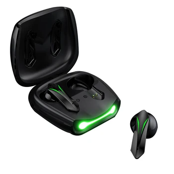 TWS Bluetooth אוזניות אוזניות אלחוטיות המשחקים אוזניות -שחור