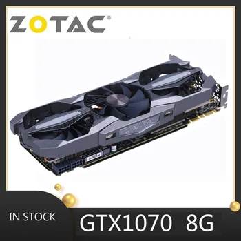 Zotac-כרטיס גרפי nvidia geforce GTX gpu 1070, 8g כרטיס וידאו, pubg, משחק מחשב, שולחן העבודה של המפה, לא GTX 1080 960 1050ti