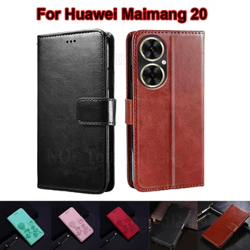 чехол הא קאפה Huawei Maimang 20 תיק ספר יוקרתי לעמוד ארנק עור הטלפון לחפות Carcasa Huawei Maimang 20 Mujer Etui 6.78