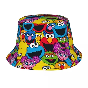אופנה רחוב סומסום עוגיפלצת דלי כובע גברים, נשים, שמח אלמו חיצוני שמש הקיץ דייג קאפ