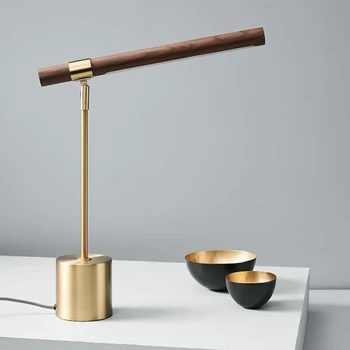 איטליה מעצב מנורת שולחן Led מודרנית לילה, מנורות שולחן הסלון חדר השינה שולחן העבודה תפאורה האורות בבית עץ המנורה שליד המיטה