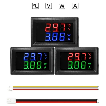 איכות גבוהה DC 100V 10A מד הזרם מודד LED מגבר Dual Digital Volt Meter מד כוח מד אמפר מטר מדחום