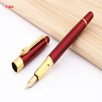 איכות יוקרה 7053 אדום סין מזרחי הדרקון המשרד לעסקים בינוניים החוד עט נובע חדש