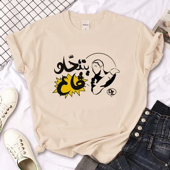אלג ' יריה חולצות נשים מנגה חולצות ילדה גרפי אנימה harajuku בגדים