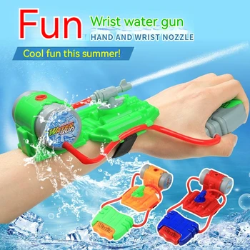 אקדח מים צעצועים כיף לרסס כף היד כף יד חיצונית לילדים החוף לשחק צעצוע מים לבנים ספורט הקיץ אקדח אקדח נשק מתנות