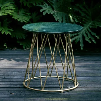 בסגנון נורדי עגול שולחן קפה מודרני מינימליסטי שטח קטן שולחן קפה השינה זהב הפרטים Mobili Per La Casa קישוט