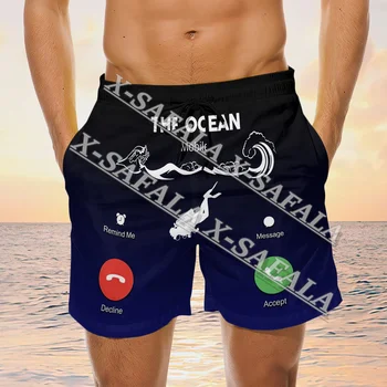 בצלילה על קרקעית הים צלילה המאהב Aquanaut שחייה קצרים קיץ חוף נופש מכנסיים קצרים של הגברים שחייה מכנסי ספורט, מכנסי-חצי-8