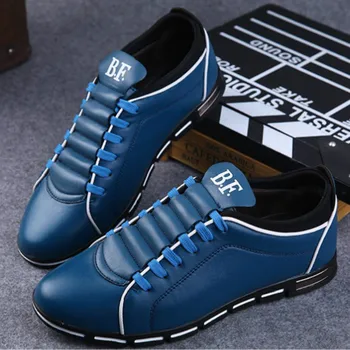 גברים נעליים מזדמנים לנשימה עור Pu עסקים נעלי גבר נעלי ספורט בריטי עבודה הנעלה גודל 38-48 שטוח Sapato חברתית Masculino