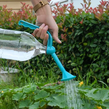 גינון השקיית הצמח כף יד כפול מטרה בקבוק ספריי מים מים יכולים העליון Waterers מקלחת שתיל השקיה גינון