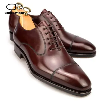 דוד Saviano אוקספורד גברים יוקרה שמלה נעלי אופנה בעבודת יד החתונה הכי אחי נעל עור אמיתי עסקי נעלי מעצבים לגברים