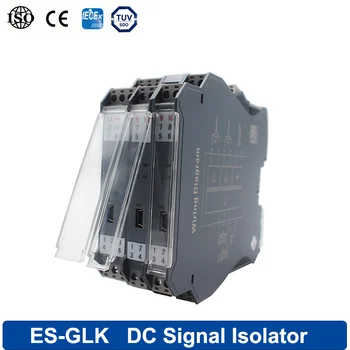 האות האנלוגי Isolator דיוק גבוה DC משדר הנוכחי DC24V קלט פלט 4-20mA 0-5V 0-10V אות Isolator משדר