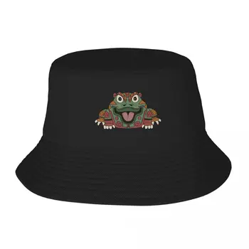 האצטקים צפרדע האינקה המאיה Toltec למבוגרים דייג הכובע של בוב דלי כובעים גברים, נשים, כובעי דייג כובע ילדה ילד הכובע