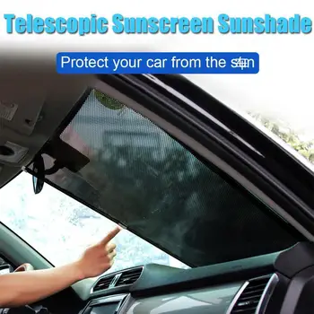 המכונית הקדמי/אחורי חלון שמשיות נשלף תריס UV-מגן שמש UV צל רעיוני וילונות מגן חלון Interio P6Q3