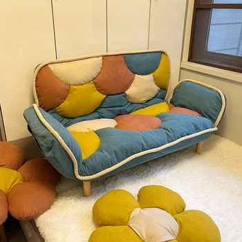 הספה טאטאמי הספה יושבת במרפסת משקר חדר שינה קטן בסגנון יפני על קיפול מיטת ספה בסלון רהיטים להגדיר