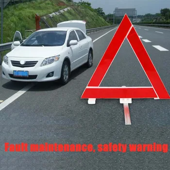 הרכב משולש רעיוני חצובה חירום פירוט אזהרה רעיוני רצועות ביטחון מתקפל תמרור עצור את המכונית החיצוני חלקים