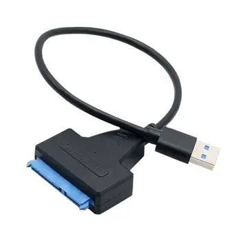חדש SATA3 כבל Sata-USB 3.0 מתאם עד 6 Gbps תמיכה 2.5 אינץ ' חיצוני SSD דיסק קשיח כונן קשיח 22 Pin Sata III כבל