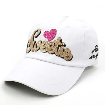 חדש אופנה נשים מתוקה רקמה כובע כותנה היפ הופ כובע Casquette מתכווננת חיצונית Snapback כובעי