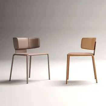 חיצוני המבטא כסאות אוכל חדר הנורדית המודרנית ערב למשרד כסאות אוכל מטבח סלון Sillas שולחנות אוכל וכיסאות
