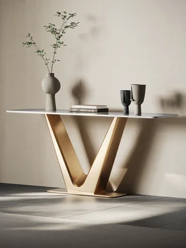 יוקרה הכניסה השולחן, מודרני, מינימליסטי כניסה המדף, מעבר קישוט ארון, שולחן שולחן