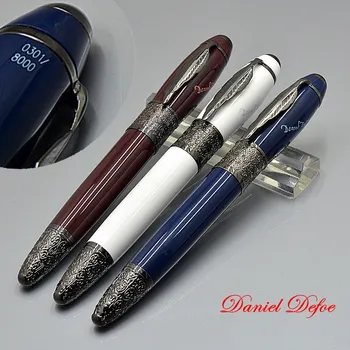 יוקרה סופר גדול מהדורת דניאל דפו MB מעיין רולר בול עטים כדוריים כתיבה כתיבה מתנה עט עם מספר סידורי.