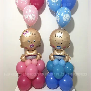 יפה מותק רדיד בלון להגדיר ילדה ילד ורוד/כחול מקלחת תינוק אירוע מסיבת המתנות 1 מסיבת יום הולדת קישוטים ילדים צעצוע Globos