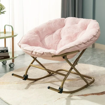 כורסה ורודה הכיסא בסלון עיצוב מודרני תעשייתי ארגונומי כיסא נוח אמנות הברזל אלסטי Fauteuil סלון ריהוט