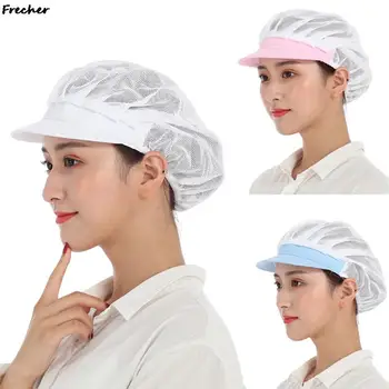 לנשימה רשת עובד כובעי נשים גברים שיער כמוסות מכסה סדנת כובע שירות המזון אפייה כובע בישול מטבח מרכזי כובע כובעים