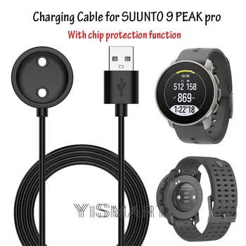 מגנטי מטען הרציף בסיס Suunto 9 שיא Pro שעון חכם החלפת כבל טעינת USB עריסת