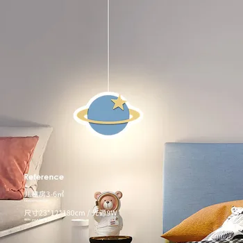 מודרני פשוט ילד בחדר תליון אור AC 220V השמש הירח כוכב הענן המנורה עבור חדר השינה ליד המיטה התינוק ילדים, פעוטון