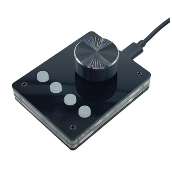 מולטימדיה הניתן לתכנות מקלדת USB הידית מותאמת אישית מקלדת מיני מאקרו מקלדת נפח בקר (לבנים קטנים כפתור)