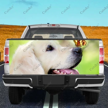 מותאם אישית לכלב הדפסה המכונית זנב תא המטען להגן על המדבקה מדבקה גוף הרכב רכב קישוט רכב שטח מחוץ לכביש אוניברסלי איסוף