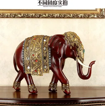 מחיר סיטונאי # עליון אמנות בבית במשרד העליון עבודת אמנות טובה # להזמין הכסף מזל המשמח תאילנד של פילים אמנות הפסל.