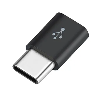 מיקרו מתאם באיכות גבוהה 1PC USB-C Type-C כדי מיקרו נתונים USB טעינה מתאם עבור טלפון אנדרואיד מחשב מחברים כבלים.