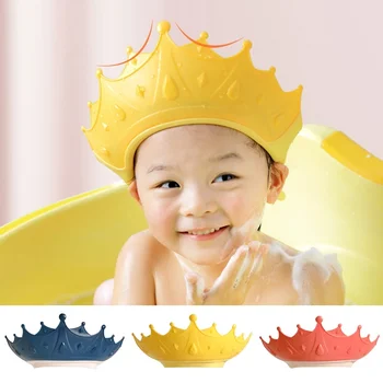 מכירה חמה התינוק אמבטיה כובע מצחייה כובע מתכוונן מקלחת תינוק להגן עיניים עמיד למים שמפו Splashguard לשטוף את השיער מגן על Inf