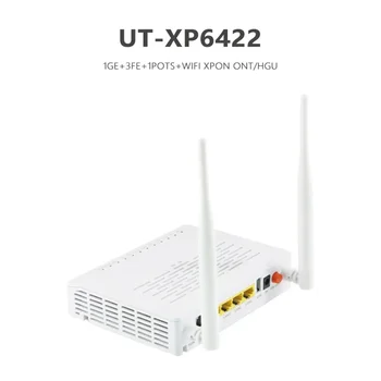 מכירה חמה סיב אופטי ONU XPON 1GE+3FE+1POTS+2.4 g Wifi אנגלית הקושחה FTTH ראוטר מודם XPON ONT ,משלוח חינם
