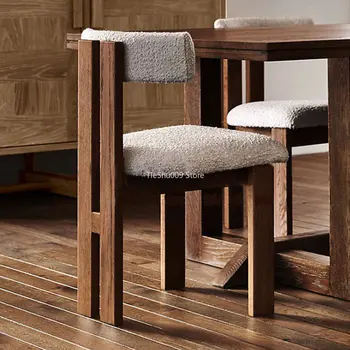 מעצב מטבח, כסאות אוכל המבטא מודרניות ארגונומי קומה האוכל כיסאות עץ מתקפלים Sillas Comedores ריהוט למטבח