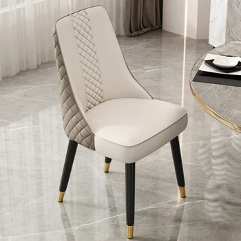 מעצב קטיפה כסאות אוכל המבטא מודרניות מתקפל יוקרה כסאות אוכל מתקפל ארגונומי Krzesła לעשות Jadalni ריהוט הבית