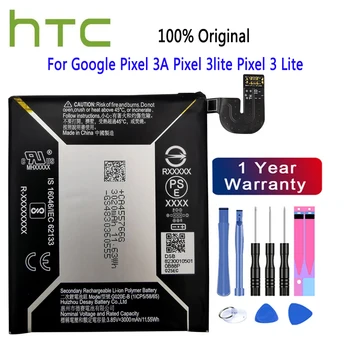 מקורי G020E-B החלפה סוללה עבור HTC Google פיקסל 3א פיקסל 3lite פיקסל 3 Lite טלפון Authenic סוללה נטענת 3000mA