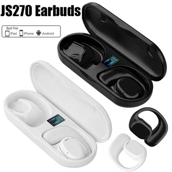 מקורי JS270 TWS אוויר Fone אלחוטית, אוזניות Bluetooth אוזניות סטריאו ספורט אוזניות עם מיקרופון LED אוזניות PK E6S Pro6 I7s V9