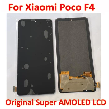 מקורי Super AMOLED תצוגת LCD לוח מגע מסך דיגיטלית הרכבה חיישן + מסגרת Xiaomi פוקו F4 נייד Pantalla