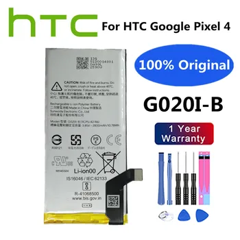 מקורי החלפה סוללה עבור HTC Google Pixel4 פיקסל 4 G020I-B טלפון נייד מקורי סוללה 2800mAh עם ערכות כלים