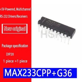 מקורי חדש במקום MAX233CPP+G36 PDIP-20 +5V-עוצמה, רב-ערוצי RS-232 נהגים/מקלטי PDIP20, פלסטיק, דיפ-20