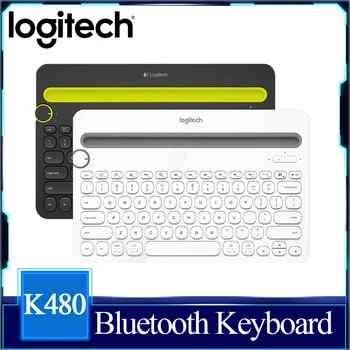 מקורי מקורי Logitech K480 מקלדת Bluetooth נייד Mac מחשב לוח נייד Multi-מכשיר דק מיני אילם מקלדת עם מחשב נייד