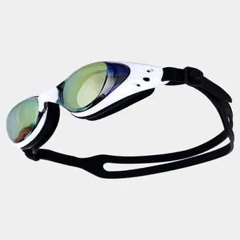 מקצועי שחייה משקפי מגן נגד ערפל UV מתכווננת ציפוי גברים נשים עמיד למים סיליקון צלילה בריכת משקפיים למבוגרים Eyewear