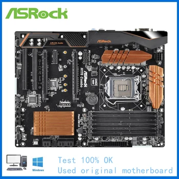 משמש ASRock H170 משולבת DDR4 DDR3 מחשב לוח האם LGA 1151 H170 שולחן העבודה Mainboard תמיכה i3 i5 i7 6500 6600
