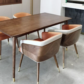 משרד מודרני מינימליסטי האוכל הכיסא יוקרה מעץ כורסה באיכות גבוהה כורסאות Mobili Soggiorno עיצוב פנים