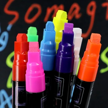 נוזל גיר סימון עטים רחיץ & רטוב למחוק צבע גיר מקבלי ללוחות Y3NC