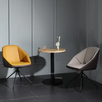 נורדי אופנה כסאות אוכל מינימליסטי מודרני עיצוב יצירתי הסלון. הכיסא אישיות ריהוט למטבח פינת אוכל כיסא TG