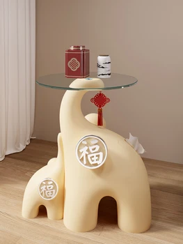 נורדי חדר הפיל כוס קפה, שולחנות סלון קישוט רהיטים גדולים הרצפה אחסון, שולחן צד בחדר השינה ליד המיטה שולחן