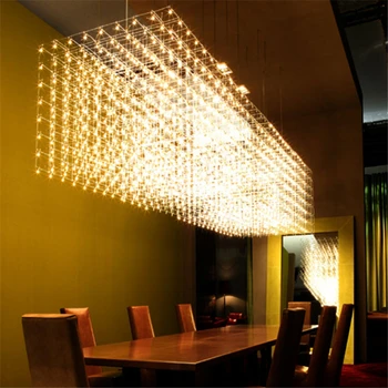 נורדי נברשות תאורה המלון תפאורה LED תליון מנורה סופרמרקט מסעדה תליית מנורה חדר שינה סלון פינת אוכל גופי